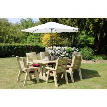 Ergo Table & Chair 6 Seater Dining Set