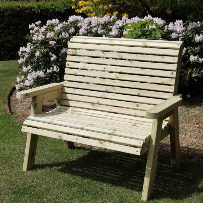 Churnet Valley Ergonomic 2-Seat Bench
