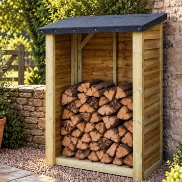 Felted Heavy Duty Log Store 6X4