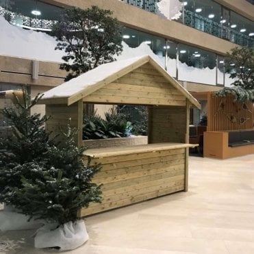 Indoor Christmas Market Chalet - 10x4