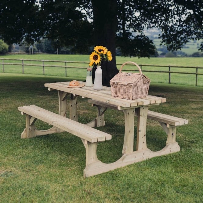 Churnet Valley Lunar Picnic Table 150cm