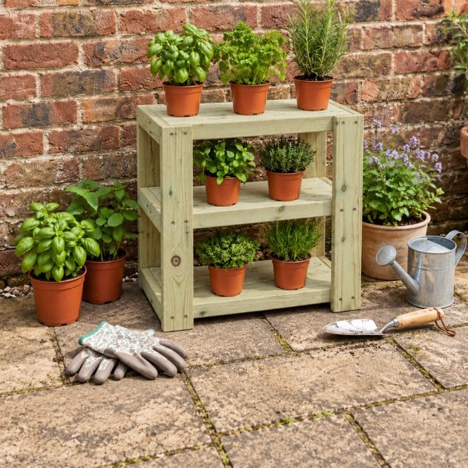 Churnet Valley Multi-Purpose Wooden Shelf, Side Table And Shoe Rack