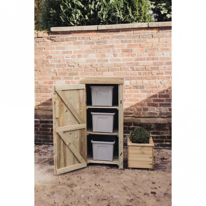 Churnet Valley Recycle Bin Storage with Door
