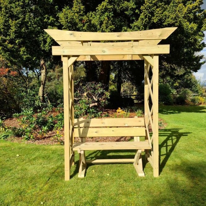Churnet Valley Tokyo Arch 4ft With Ashcombe Bench