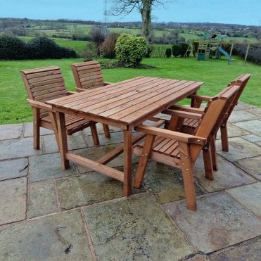 Valley 4 Seat Armchair Set