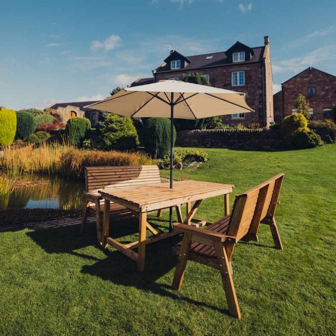 Churnet Valley Valley 4 Seat Set With Rectangular Table