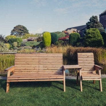 Valley 4 Seat Set With Straight Tray