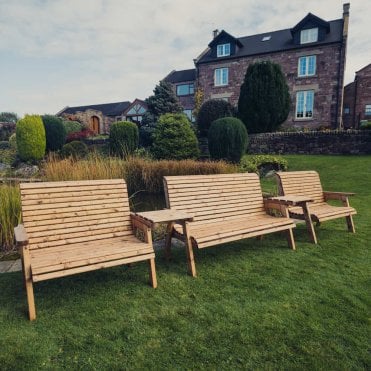 Valley 7 Seat Set With Straight Tray