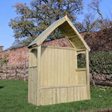 Willow Storage Arbour Sits 3