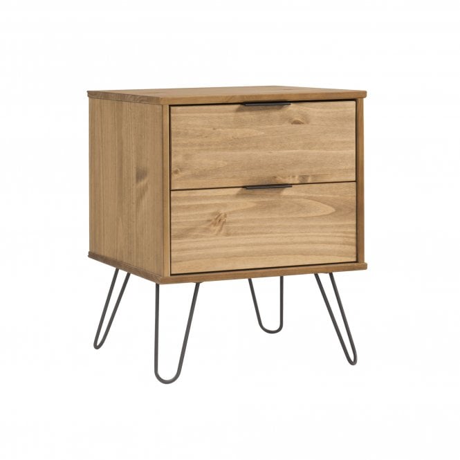 Core Augusta 2 Drawer Bedside Cabinet