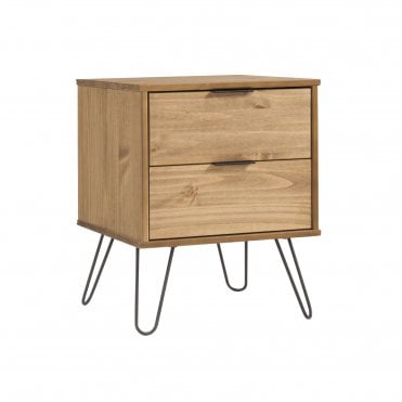 Augusta 2 Drawer Bedside Cabinet