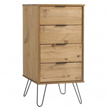 Augusta 4 Drawer Narrow Chest Of Drawers