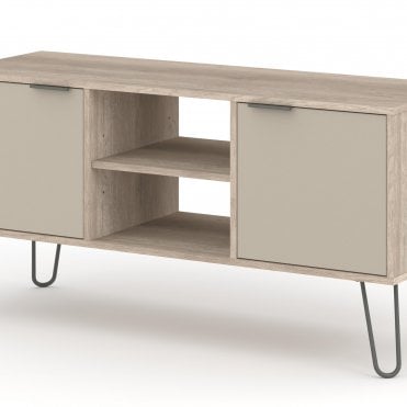 Augusta Driftwood 2 Door Flat Screen TV Unit