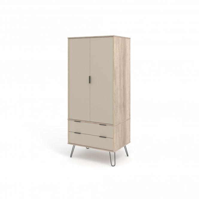 Core Augusta Driftwood 2 Door Wardrobe