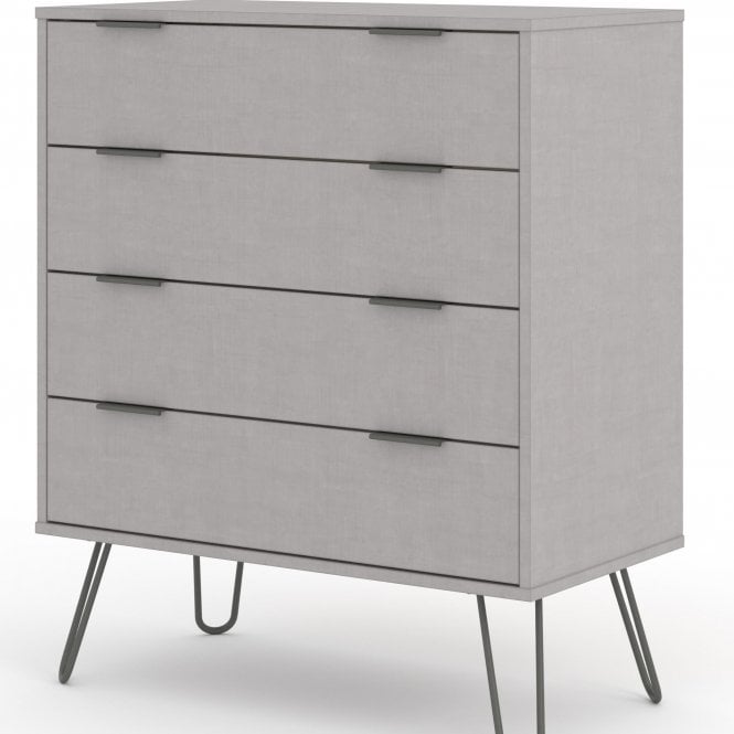 Core Augusta Grey 4 Drawer Chest