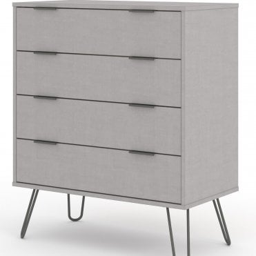 Augusta Grey 4 Drawer Chest