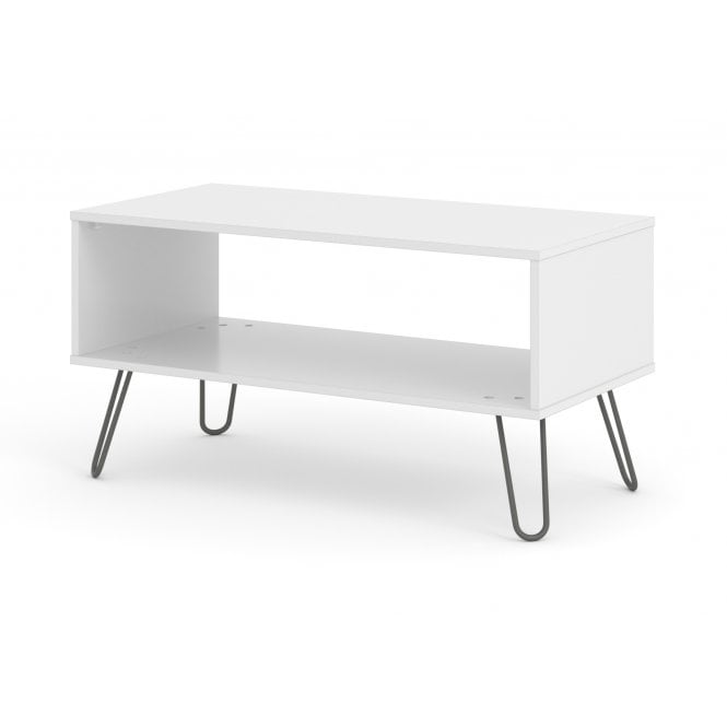 Core Augusta White Open Coffee Table