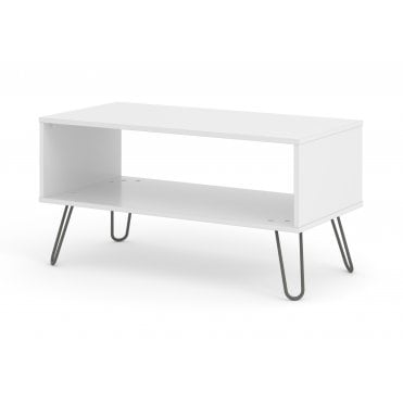 Augusta White Open Coffee Table