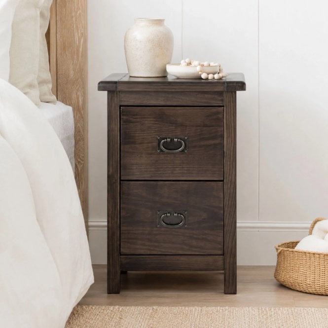 Core Boston 2 Drawer Petite Bedside Cabinet