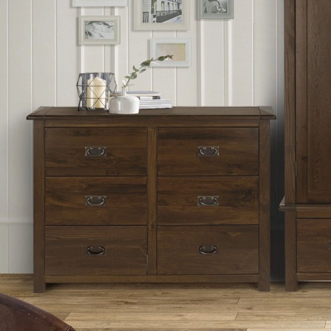 Core Boston 3+3 Wide Drawer Chest