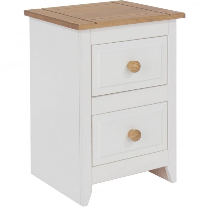 Core Capri 2 Drawer Petite Bedside Cabinet