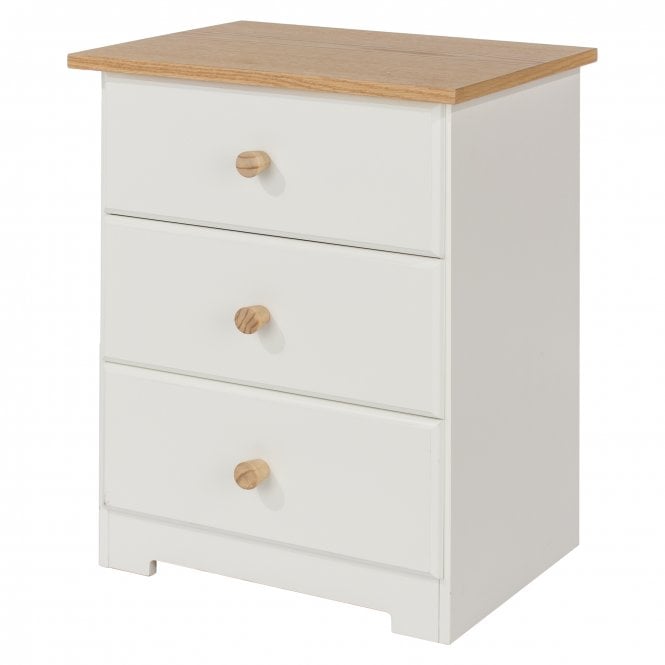 Core Colorado 3 Drawer Bedside Cabinet