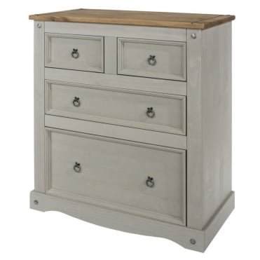 Corona Grey 2 + 2 Drawer Chest