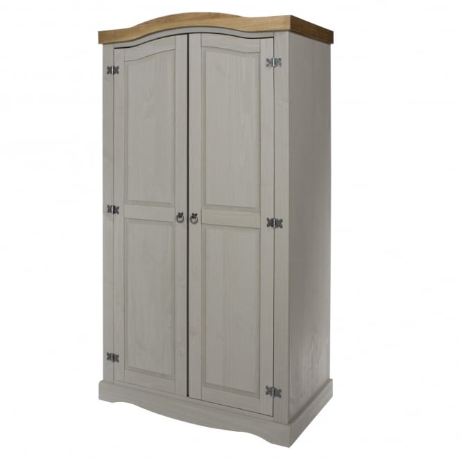 Core Corona Grey 2 Door Wardrobe