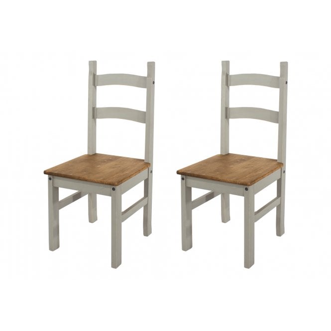 Core Corona Grey Dining Chair x 2