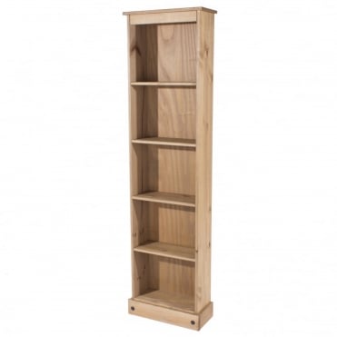 Corona Tall Narrow Bookcase