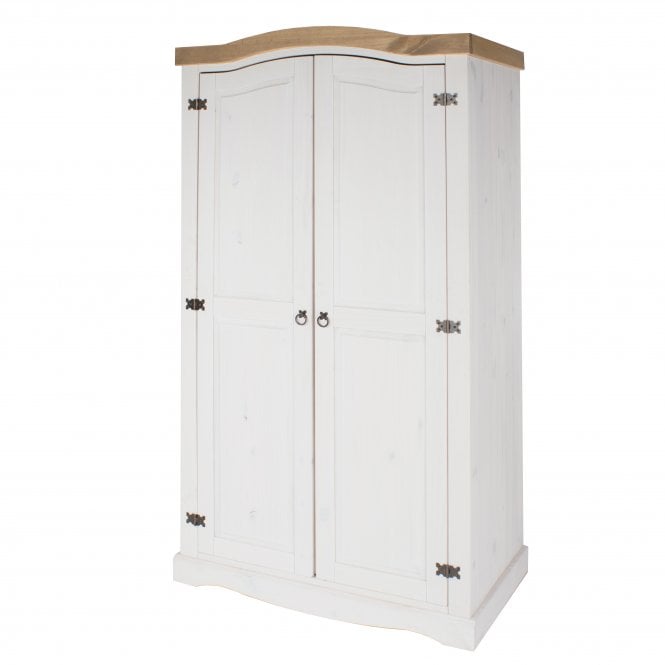 Core Corona White 2 Door Wardrobe