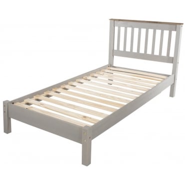 Corona White Single Bedframe