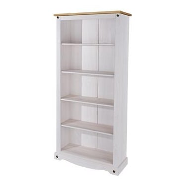 Corona White Tall Bookcase