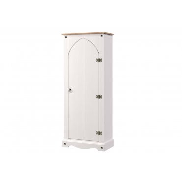 Corona White Vestry Cupboard