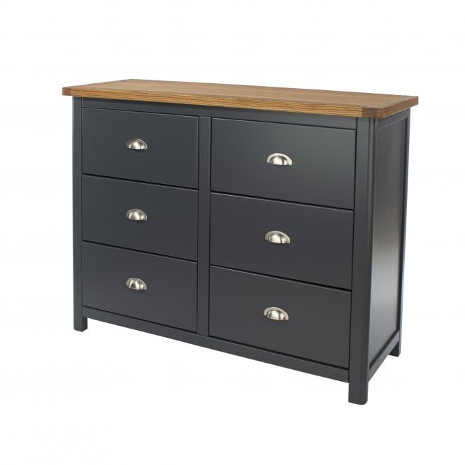 Core Dunkeld 3+3 Wide Drawer Chest