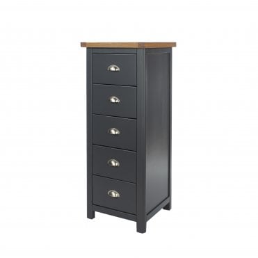 Dunkeld Narrow 5 Drawer Chest