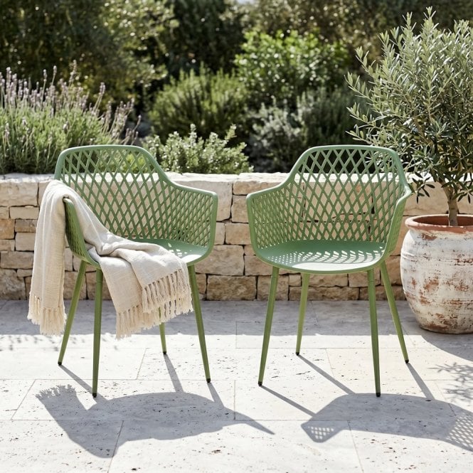 Core Lattice Square Metal Folding Bistro Set