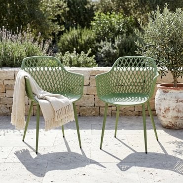 Lattice Square Metal Folding Bistro Set