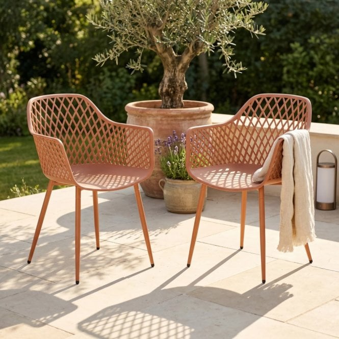 Core Rope Square Metal Folding Bistro Set