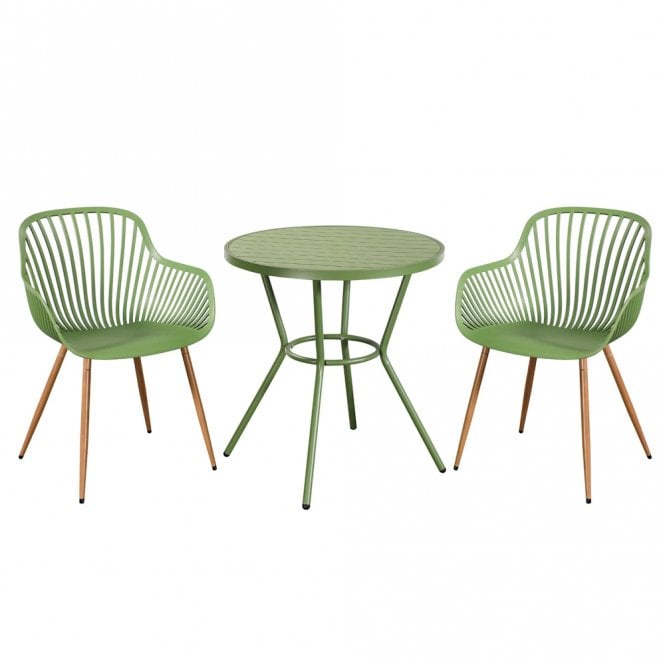 Core Sunray Round Plastic Bistro Set
