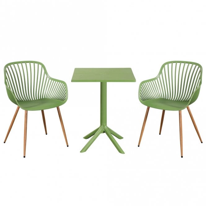 Core Sunray Square Plastic Bistro Set