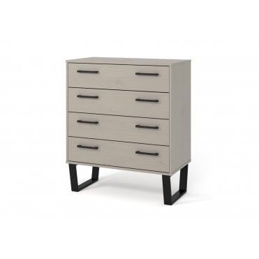 Texas Grey 4 Drawer Chest