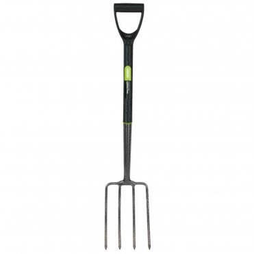 Carbon Steel Digging Fork with Plastic Handle