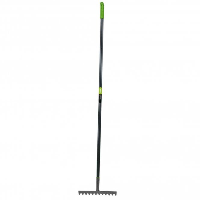 Draper Carbon Steel Garden Rake with Plastic Handle