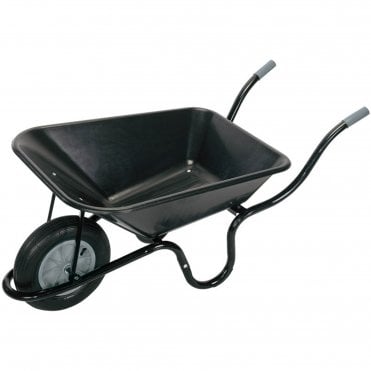 Plastic Tray Wheelbarrow 85L