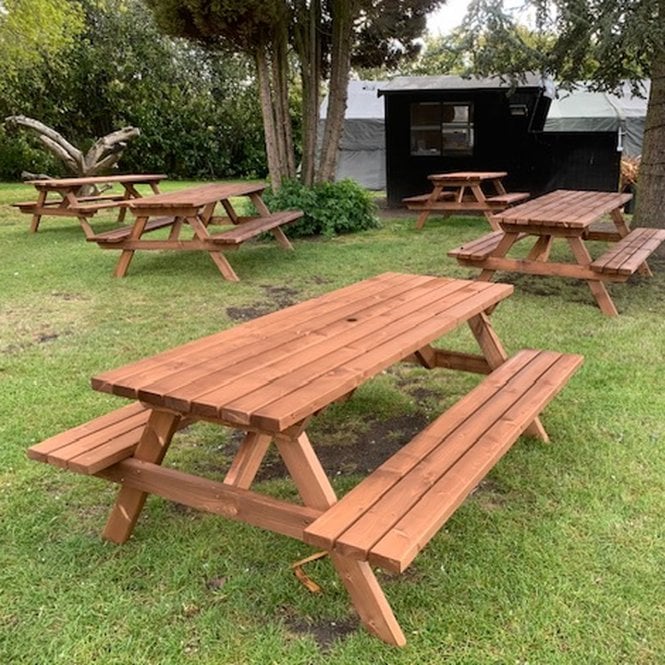 E-Timber 8 Seater Superior Picnic Table