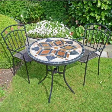 Darwin Bistro Set with Malaga Chairs