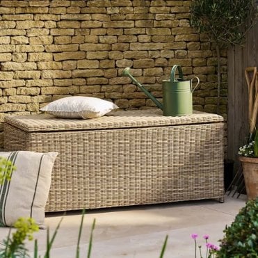 Skala Storage Box - Pe Rattan, Light Natural, Large