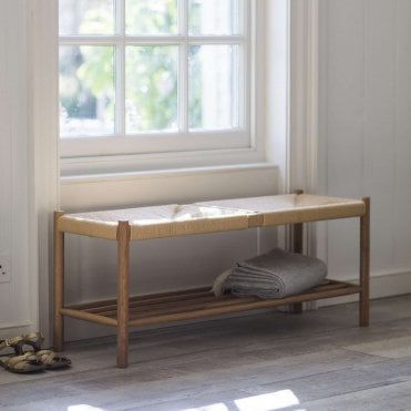 Longworth Hallway Bench - Oak