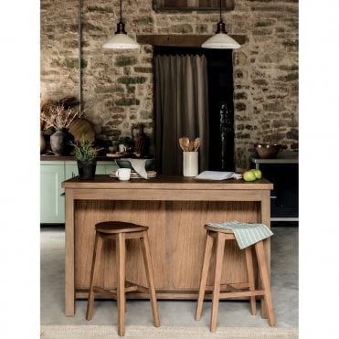 Walcote Kitchen Island - Bayur Wood, Natural